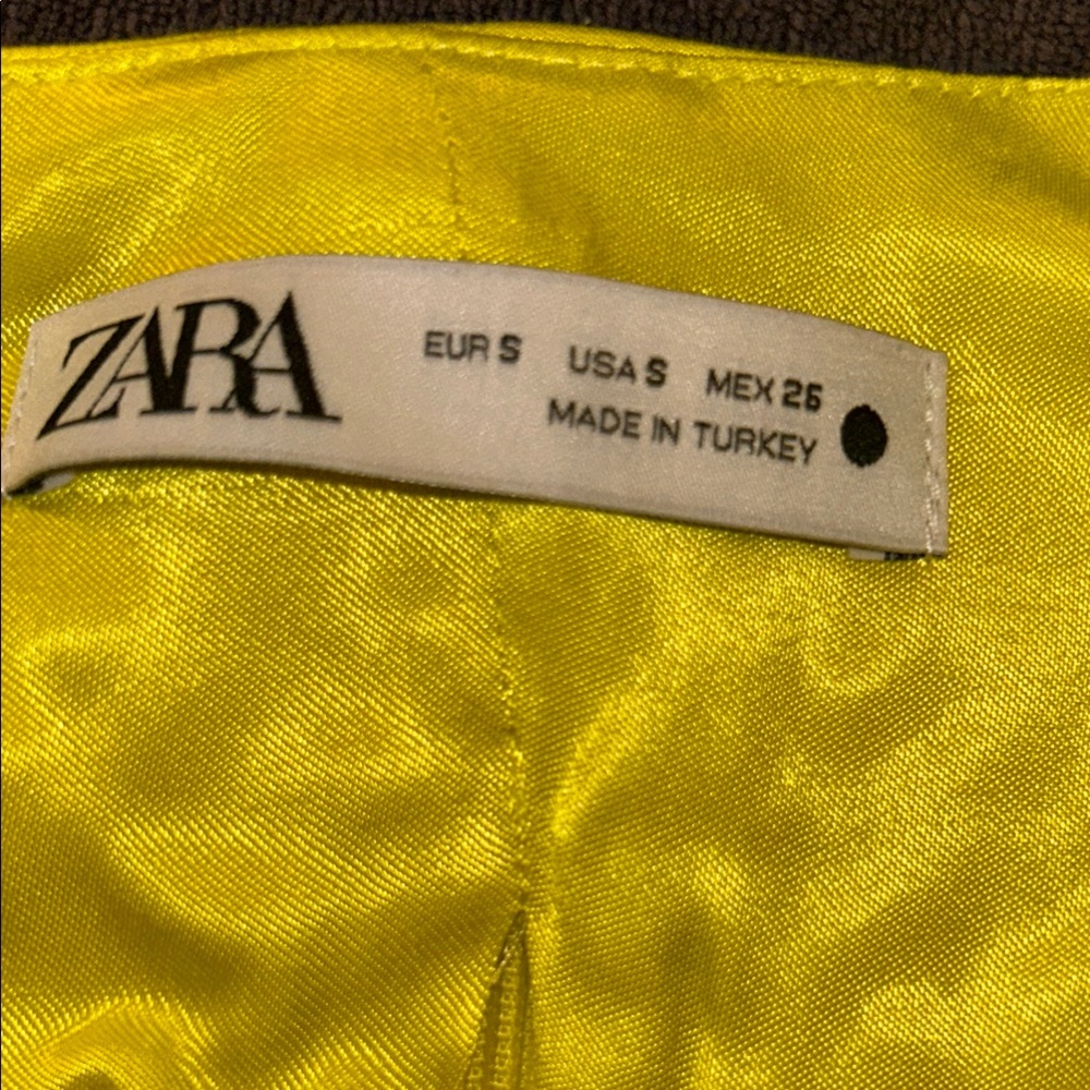 Zara Vibrant Yellow Satin Fabric